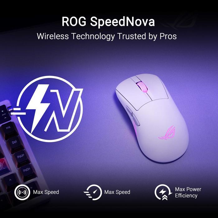 ASUS ROG Keris II Origin Wireless Gaming Mouse, 65g Lightweight, Ergonomic, Swappable Switches - Image 3