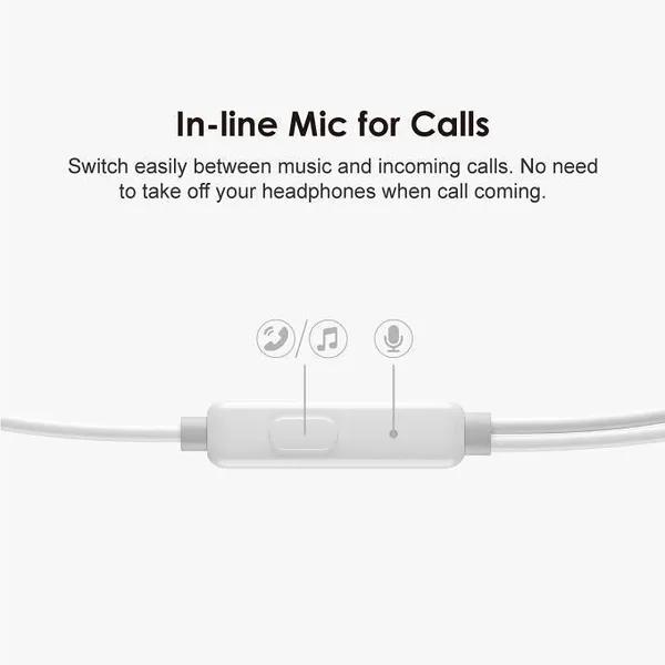 Oraimo Halo 2S OEP-E21P Wired Earphone Jack 3.5mm with Mic - Image 6