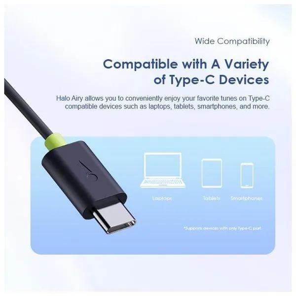 Oraimo Halo Airy OEP-650 Wired Earphone USB Type-C with Mic - Image 7