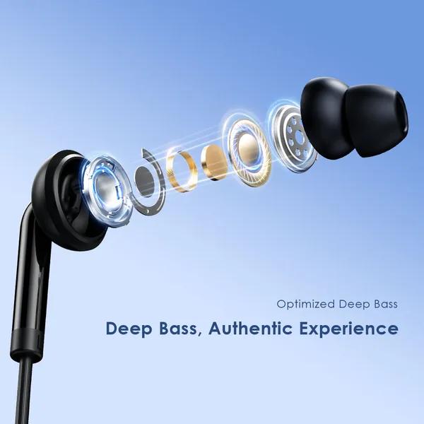 Oraimo Conch 2 OEP-320C Wired Earphone USB Type-C with Mic - Image 4