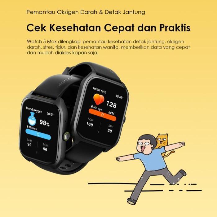 Oraimo x Tahilalats -  Smartwatch Watch 5 Max OSW-804 Bluetooth with AI Creation Dial - Image 7