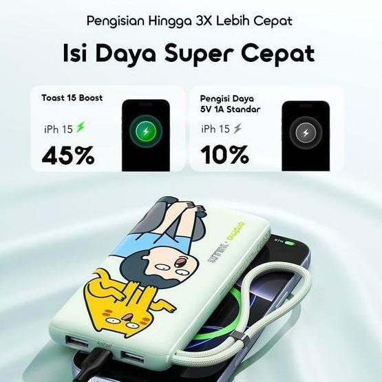 Oraimo x Tahilalats -  Toast 15 Boost OPB-1101 Powerbank 10000mAh with USB Type-C - Image 7