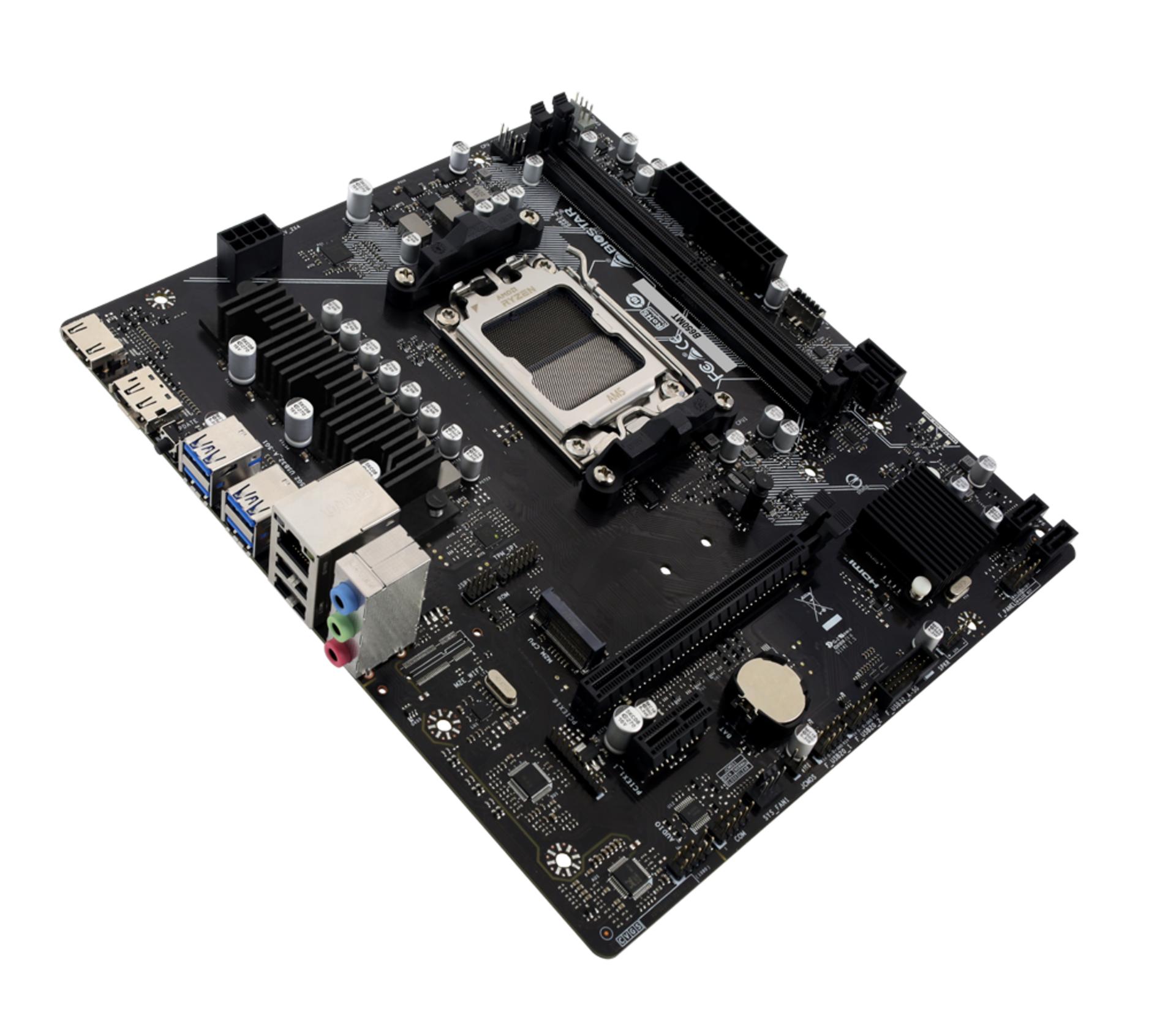 Motherboard BIOSTAR B650MT Ver 6.0 (AM5, B650, DDR5, USB3.2, SATA3) - Image 2