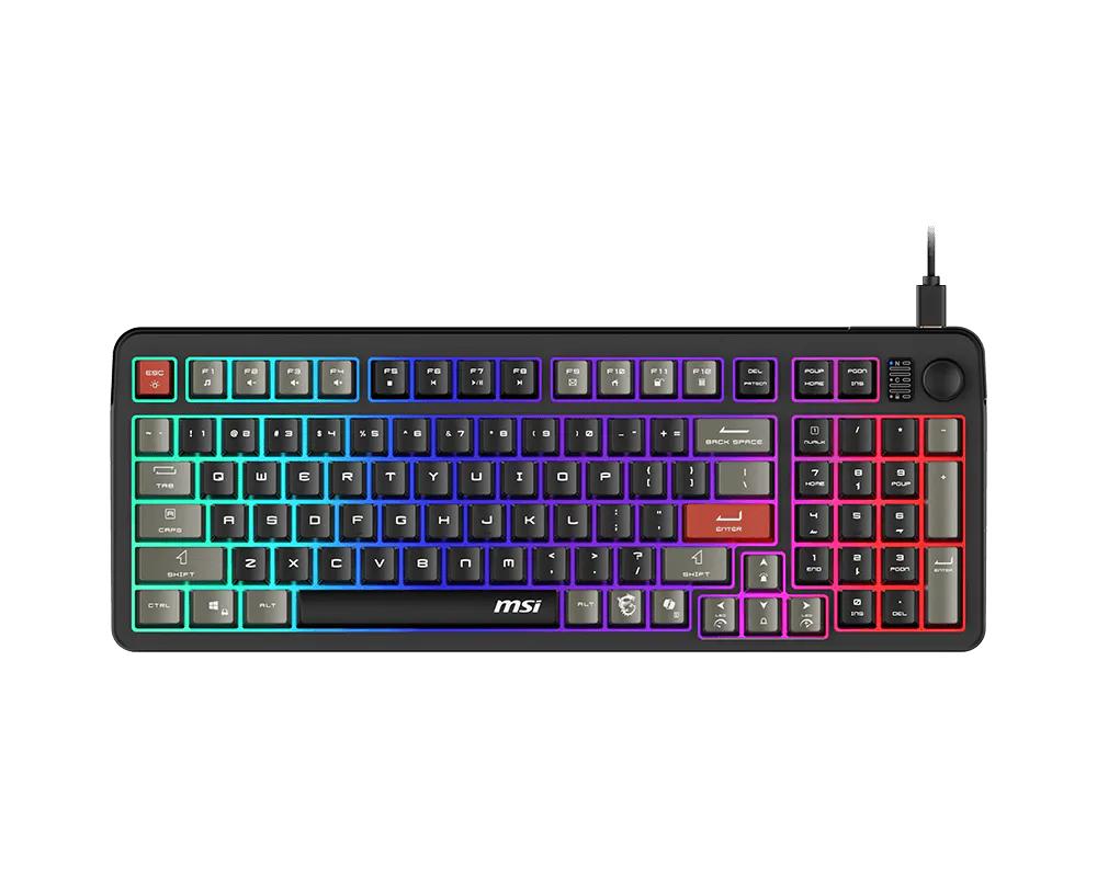 MSI Forge GK110 US RGB - Gaming Keyboard Membrane - Image 2