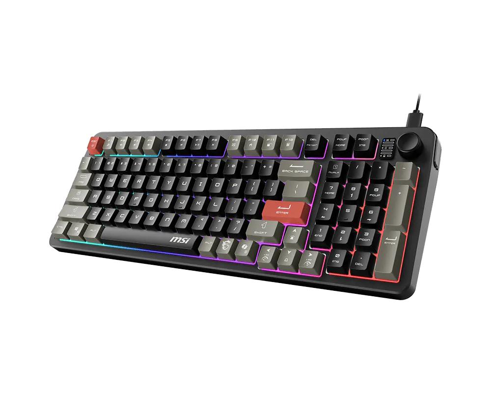 MSI Forge GK110 US RGB - Gaming Keyboard Membrane - Image 4