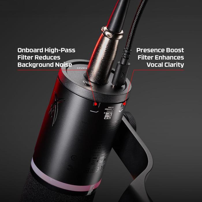 HyperX FlipCast Microphone - USB XLR Dynamic Mikrofon - Image 4