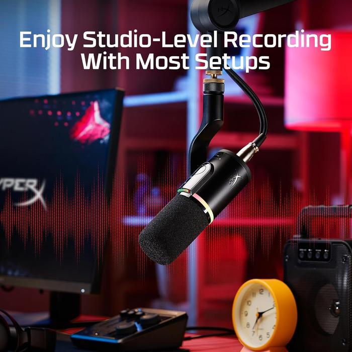 HyperX FlipCast Microphone - USB XLR Dynamic Mikrofon - Image 9