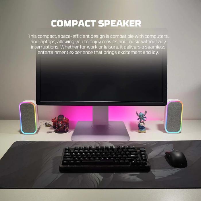 Fantech GS304 Groove Speaker Dual Mode BT 3.5mm USB Bass RGB Bluetooth GS-304 - Image 5