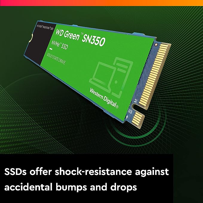WD Green SSD SN350 M.2 2280 NVMe Pcie Gen3 2TB - SSD 2TB - Image 2
