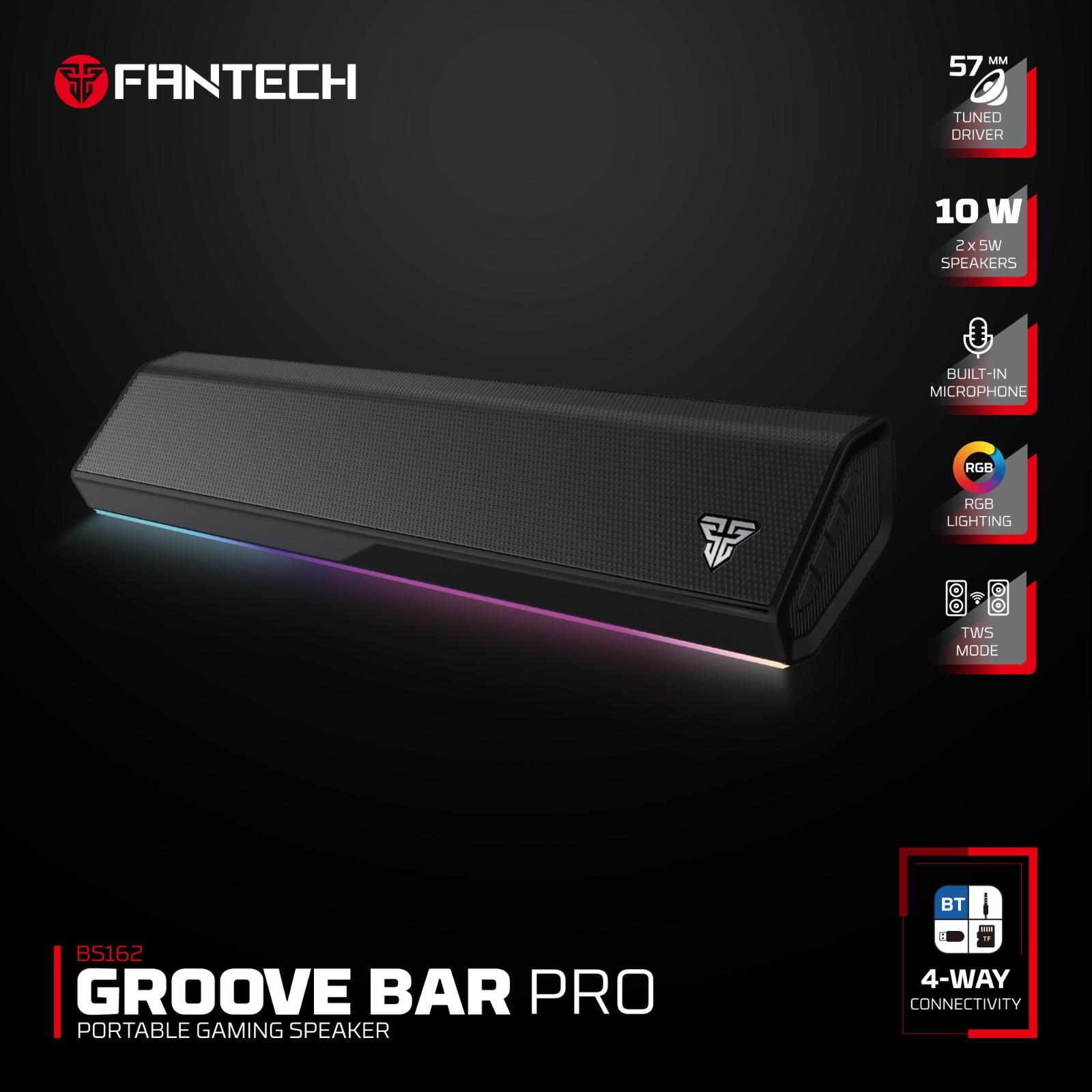 Fantech Groove Bar PRO BS162 Speaker Gaming Wireless Bluetooth RGB Soundbar