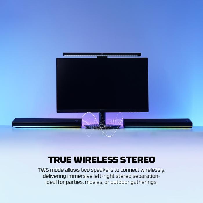 Fantech Groove Bar PRO BS162 Speaker Gaming Wireless Bluetooth RGB Soundbar - Image 3