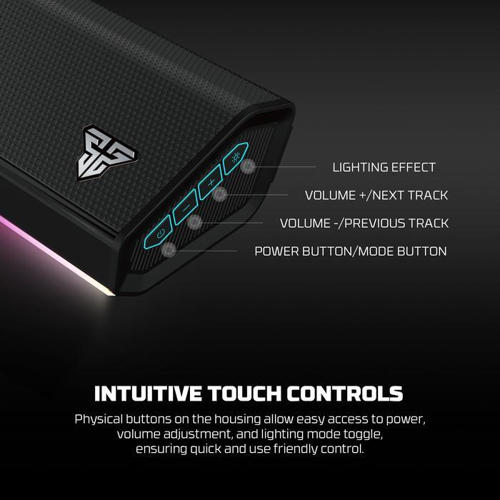 Fantech Groove Bar PRO BS162 Speaker Gaming Wireless Bluetooth RGB Soundbar - Image 4