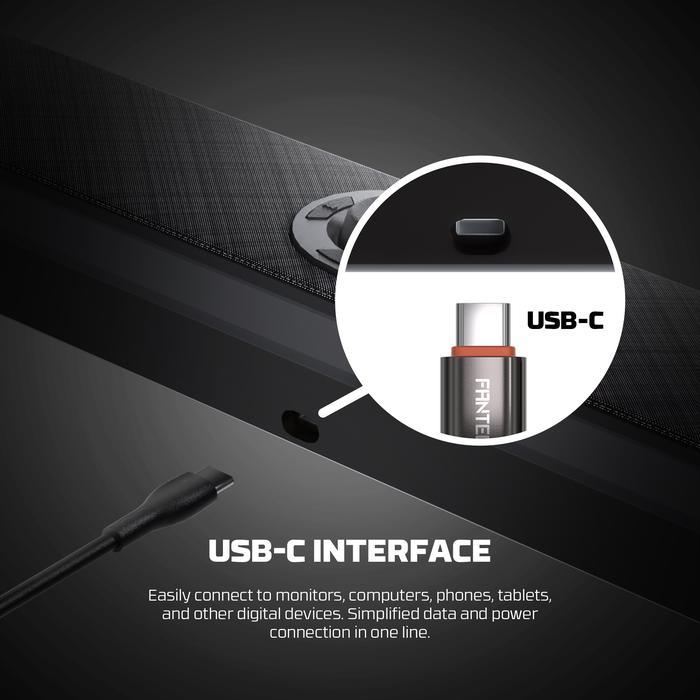 Fantech Speaker Gaming Bluetooth GROOVE BAR BS151 RGB Minimalist portable Super Bass Dual Mode - Image 6