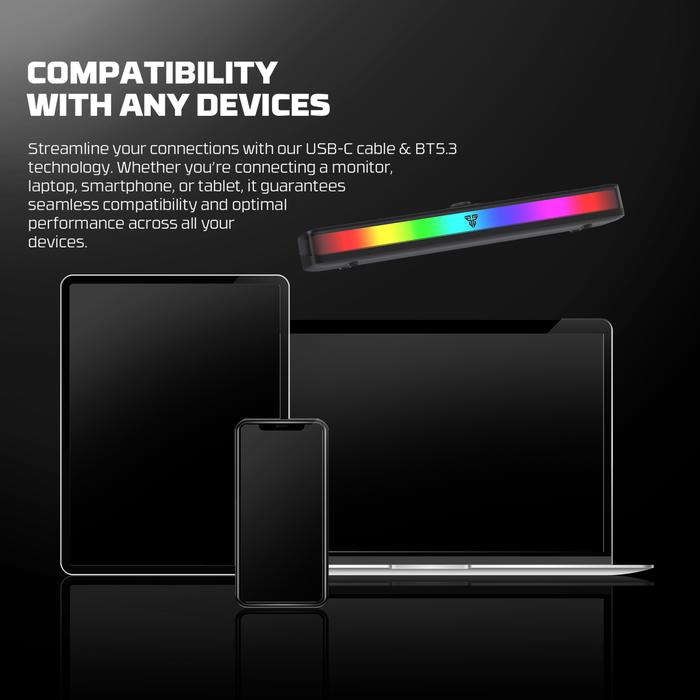 Fantech Speaker Gaming Bluetooth GROOVE BAR BS151 RGB Minimalist portable Super Bass Dual Mode - Image 8