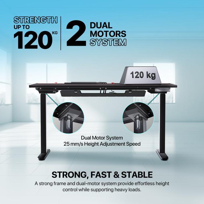 Fantech Workstation Dublin DW114 Electric Adjustable Desk Black - Image 8