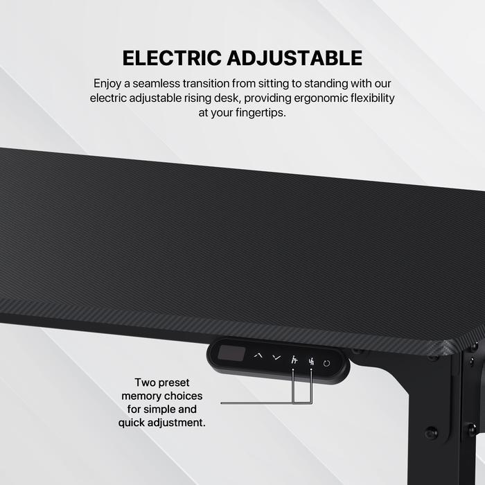 Fantech Meja Komputer Elektrik Adjustable Standing Desk Electric Work Station WS514 Meja Belajar Laptop Naik Turun - Image 4