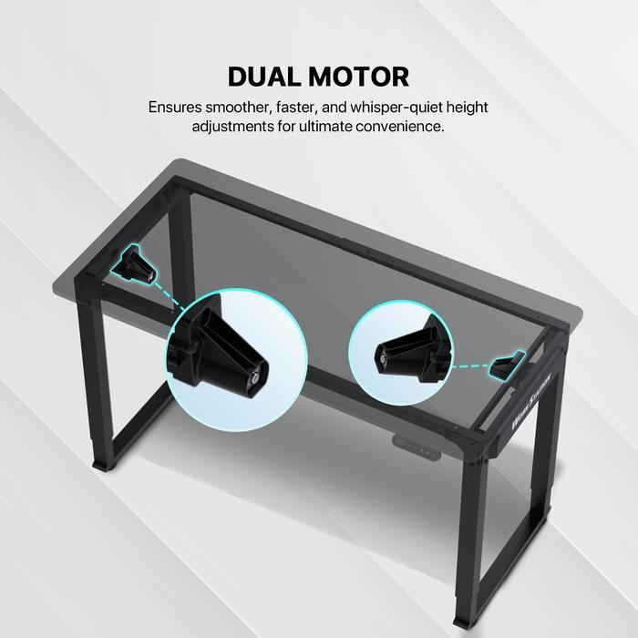 Fantech Meja Komputer Elektrik Adjustable Standing Desk Electric Work Station WS514 Meja Belajar Laptop Naik Turun - Image 5