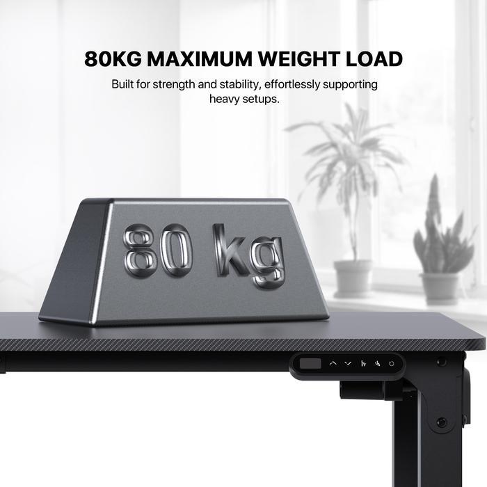 Fantech Meja Komputer Elektrik Adjustable Standing Desk Electric Work Station WS514 Meja Belajar Laptop Naik Turun - Image 7
