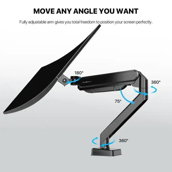 Bracket FANTECH MBS1 Workstation PROSINGLE ARM - Bracket Monitor ARM FANTECH Workstation MBS1 SINGLE ARM - Image 4