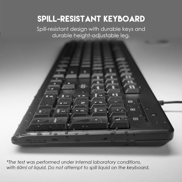 Fantech GO KM103 Keyboard Mouse Office Combo Kabel - Image 3