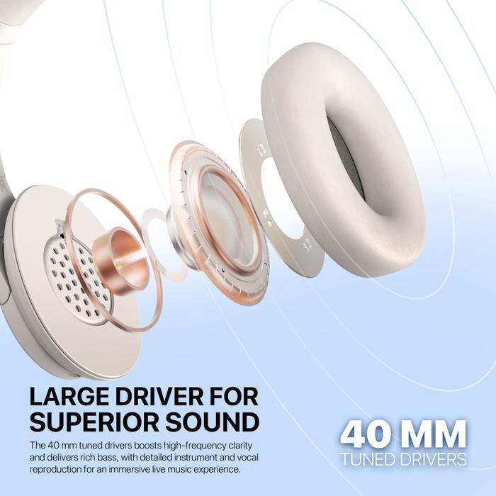 Fantech Go Vibe WH05A Wireless Headphone Bluetooth 5.3 ANC Noise Cancelling - Image 4