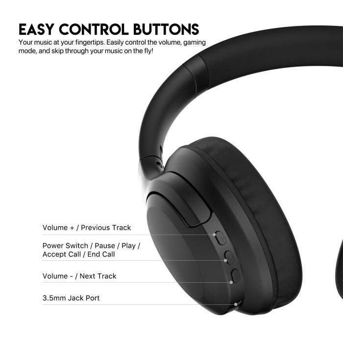 Fantech Headphone GO VIBE WH05 Bluetooth Headset Wireless Super Bass Dual Mode - Image 3