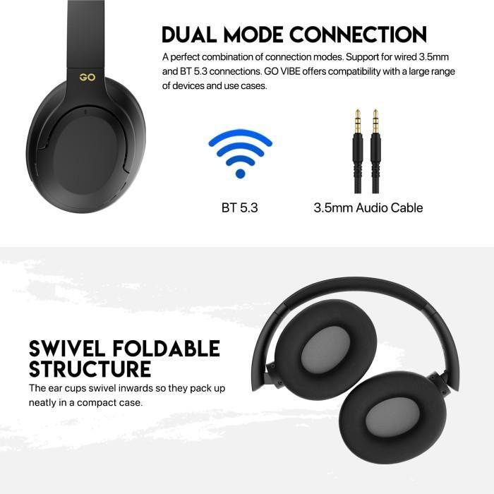 Fantech Headphone GO VIBE WH05 Bluetooth Headset Wireless Super Bass Dual Mode - Image 4