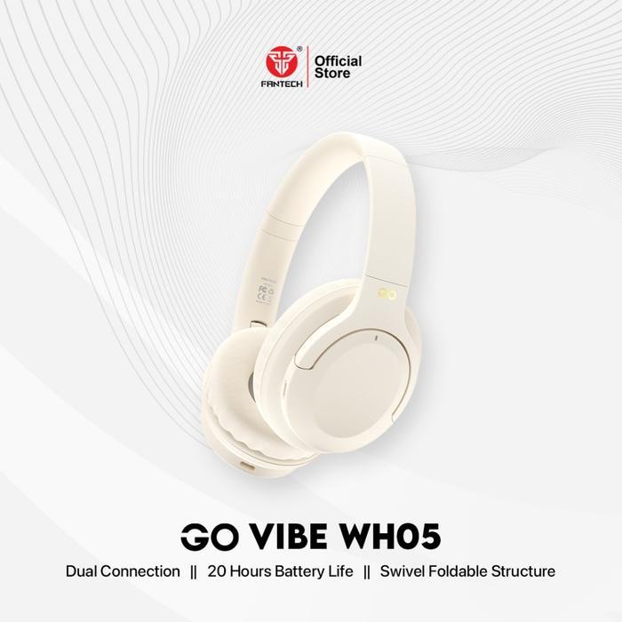 Fantech Headphone GO VIBE WH05 Bluetooth Headset Wireless Super Bass Dual Mode - Image 8