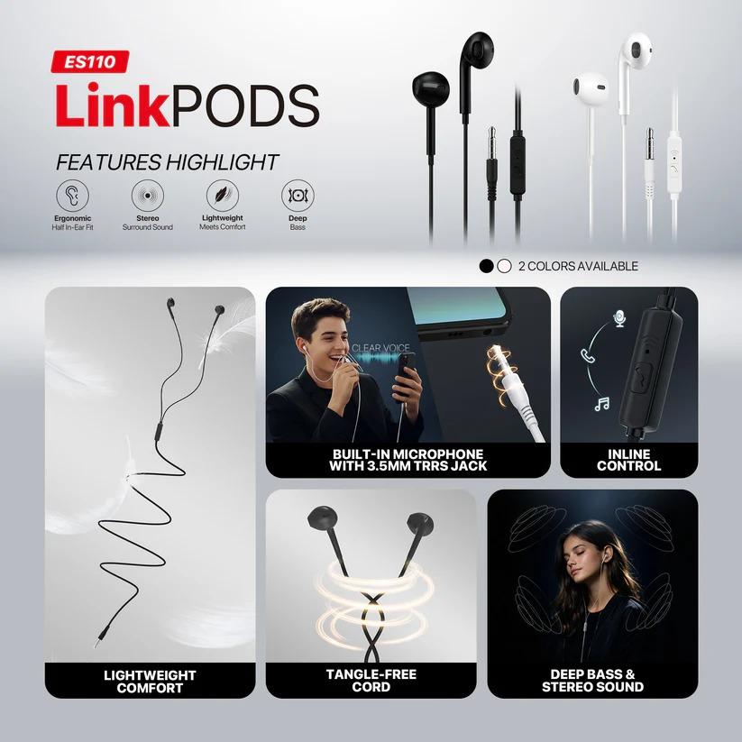 Fantech Link Pods ES220 Earbuds - Image 2