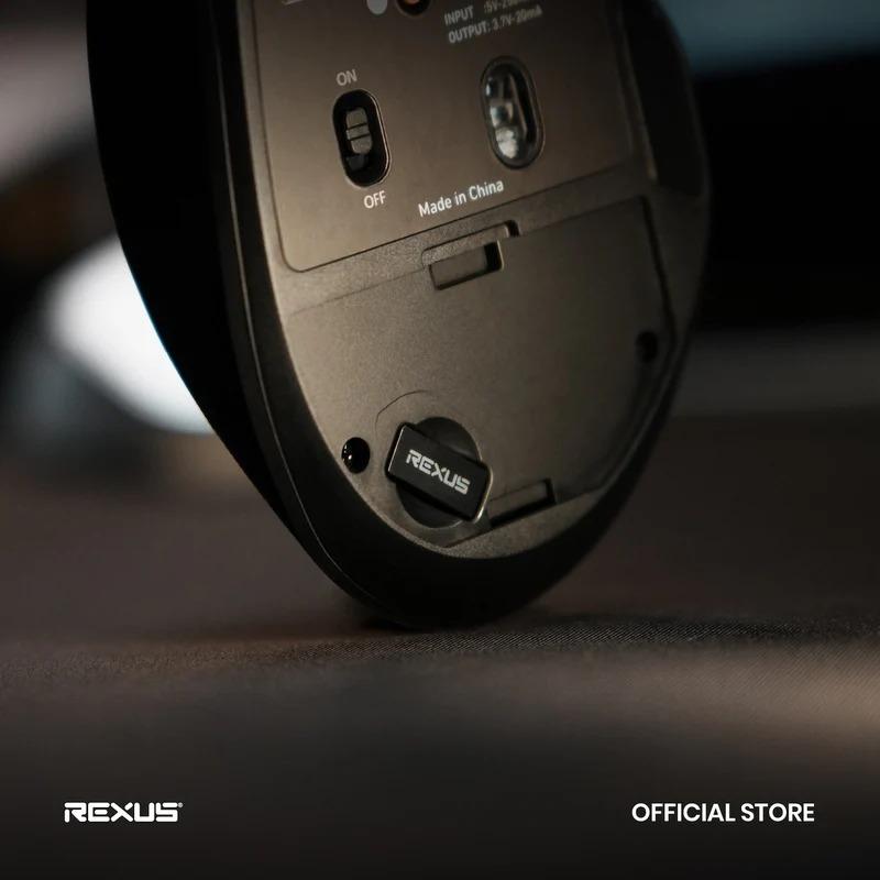 Rexus Flow QZ20 Mouse Office Wireless Ergonomic Silent Click - Image 8