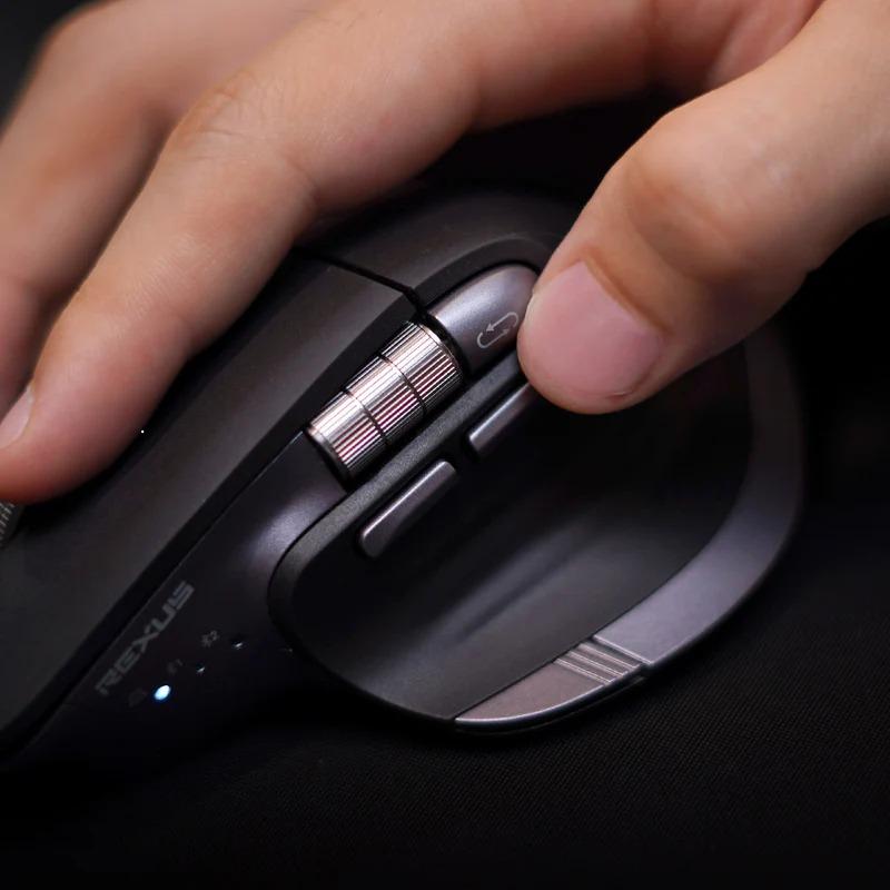 Rexus Flow QZ30 Mouse Office Wireless Ergonomic Silent Click - Image 4