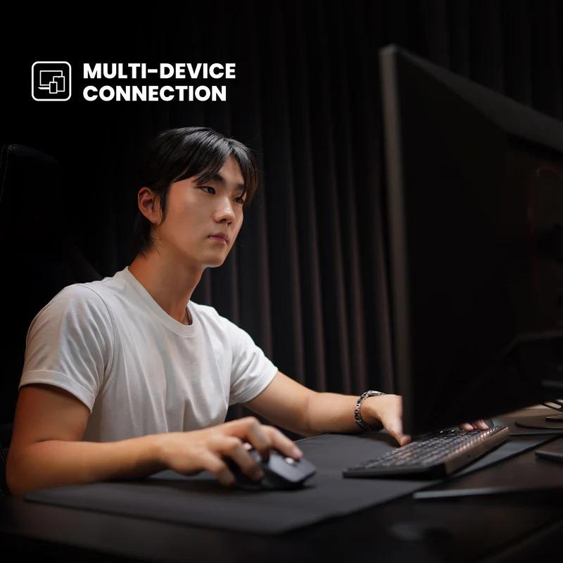Rexus Flow QZ30 Mouse Office Wireless Ergonomic Silent Click - Image 5