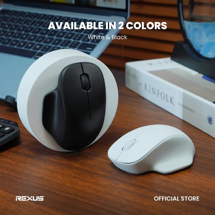 Rexus QB300 V2 Dual Mode Wireless Mouse Office Kantor - Image 5