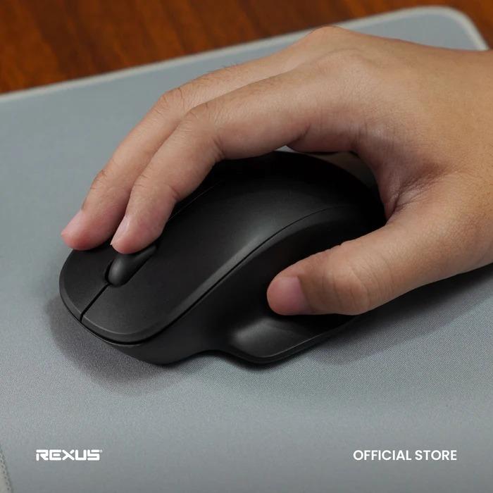 Rexus QB300 V2 Dual Mode Wireless Mouse Office Kantor - Image 6