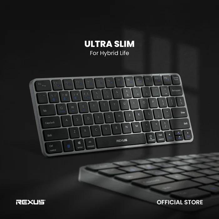 Rexus KL150 Keyboard Office Wireless Low-Profile - 75% Layout Ultra slim Design - Image 5