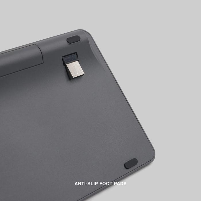 Rexus Keyboard Office KL200: Wireless Bluetooth & 2.4G dengan Touchpad Terintegrasi, Baterai Tahan Lama, Desain Compact & Fleksibel - Image 6