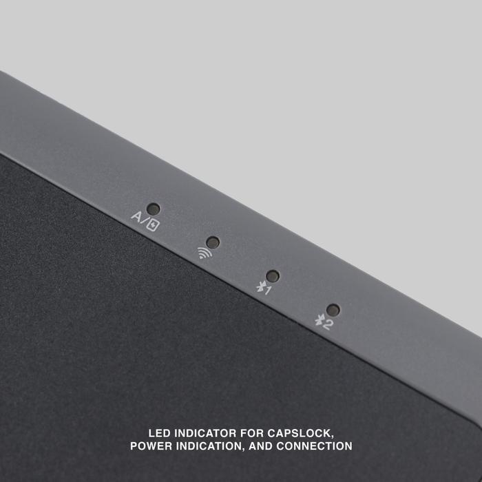 Rexus Keyboard Office KL200: Wireless Bluetooth & 2.4G dengan Touchpad Terintegrasi, Baterai Tahan Lama, Desain Compact & Fleksibel - Image 7