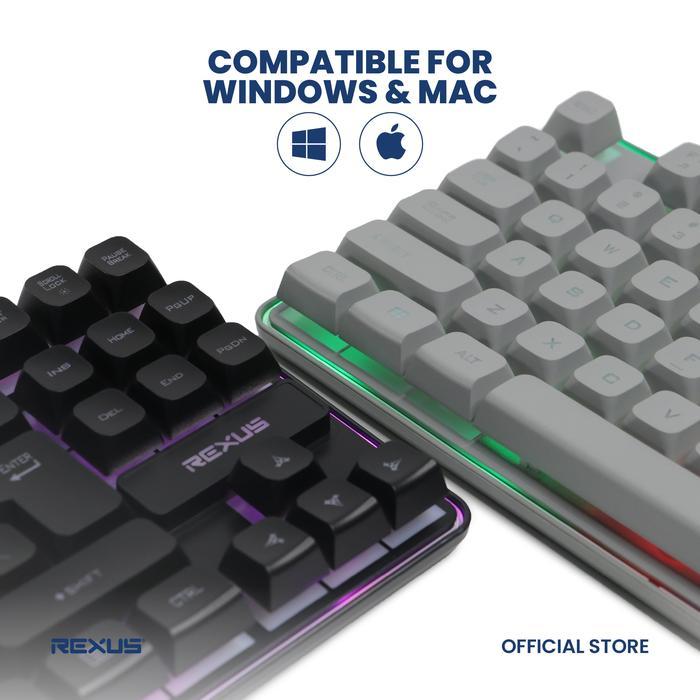 Rexus K9L Keyboard Gaming Membrane Battlefire - RGB Backlight Plug & Play - Image 3