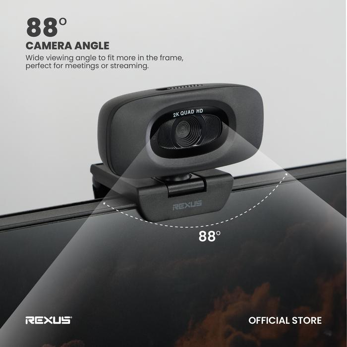 Rexus Alva III SW20 Webcam 2K 30FPS Auto Focus - Image 2