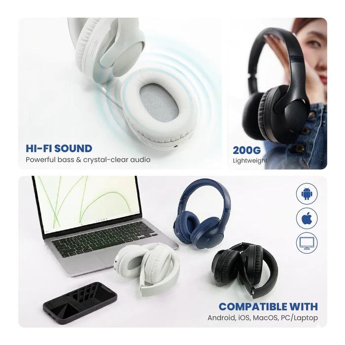 Rexus M2 V2 METRO Wireless Headset Bluetooth 6.0 Hi-Fi Sound Headphone Foldable - Image 5