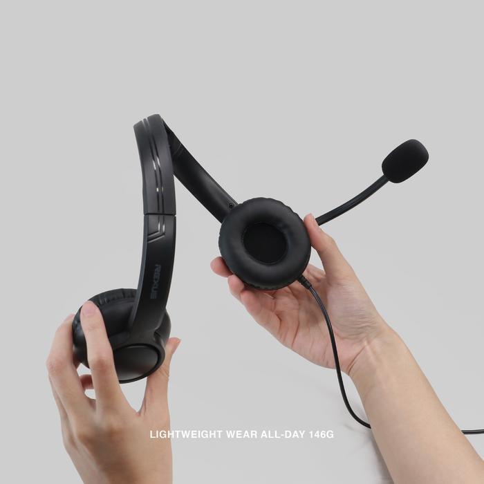 Rexus WO2 Headset Stereo Lightweight - Headband Adjustable & Single Jack 3.5mm - Image 7