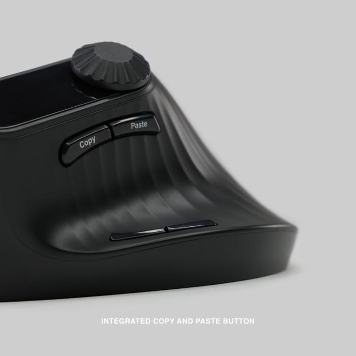 Rexus Clif Pro QV-280 Mouse Office Ergonomic Vertical Wireless Bluetooth Mice - Image 3