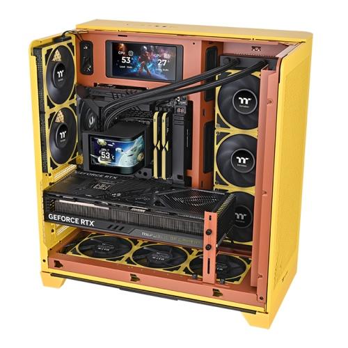 Thermaltake MAGCurve Ultra ARGB 360 - CPU AIO Liquid Cooler Fan 360mm with Curved Amoled Display - Image 6