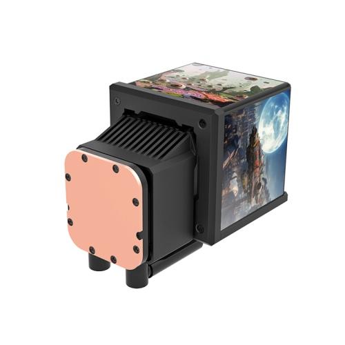 Thermaltake MINECUBE 360 Ultra ARGB - CPU AIO Liquid Cooler Fan 360mm with Quad LCD TFT Display - Image 3