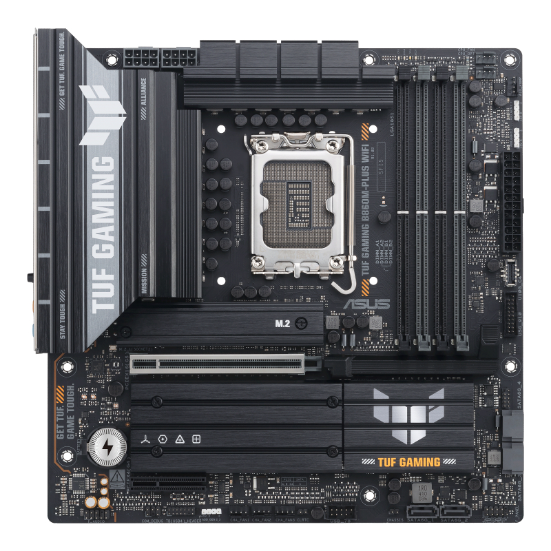 Motherboard ASUS TUF GAMING B860M-PLUS WIFI (LGA1851, B860, DDR5, USB3.2, SATA3) - Image 2