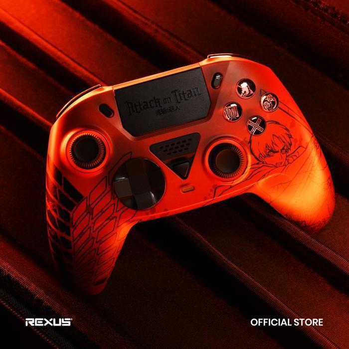 Rexus Gladius GX450 Gamepad Bluetooth Wireless Attack on Titan Eren - Image 5