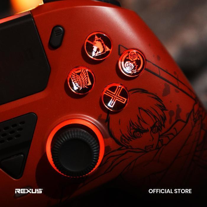 Rexus Gladius GX450 Gamepad Bluetooth Wireless Attack on Titan Eren - Image 7
