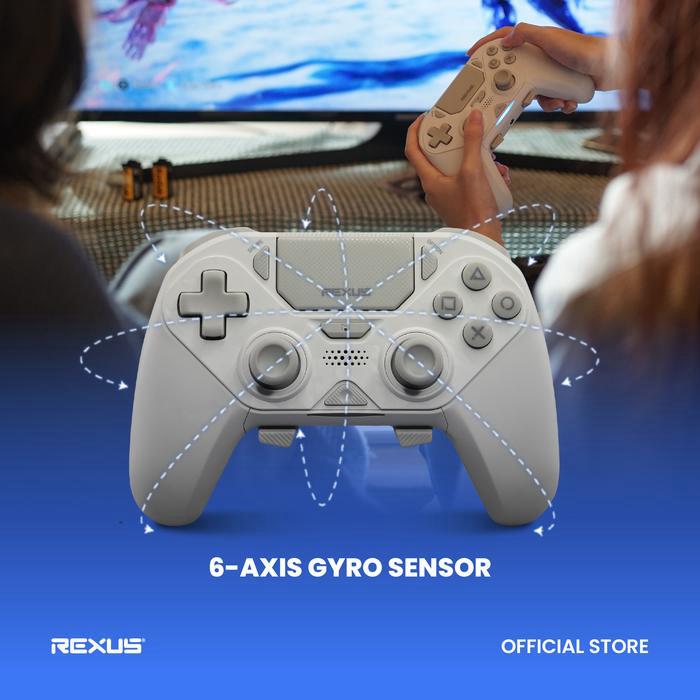 Rexus Gladius GX550 / GX 550 / GX-550 Gamepad Wireless Controller - Mechanical Switch Buttons & 4 Macro Buttons - Gamepad Bluetooth REXUS Gladius GX550 - Image 4