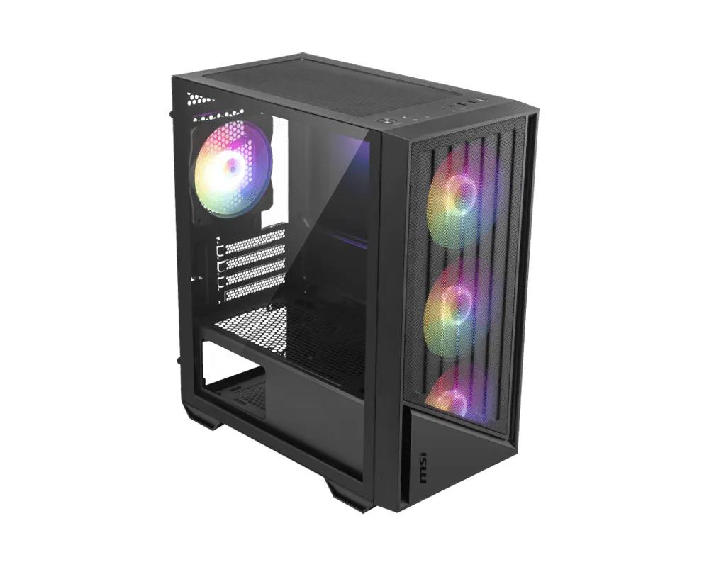 MSI PRO Forge M051A RGB Case - Tempered Glass Casing - Image 2