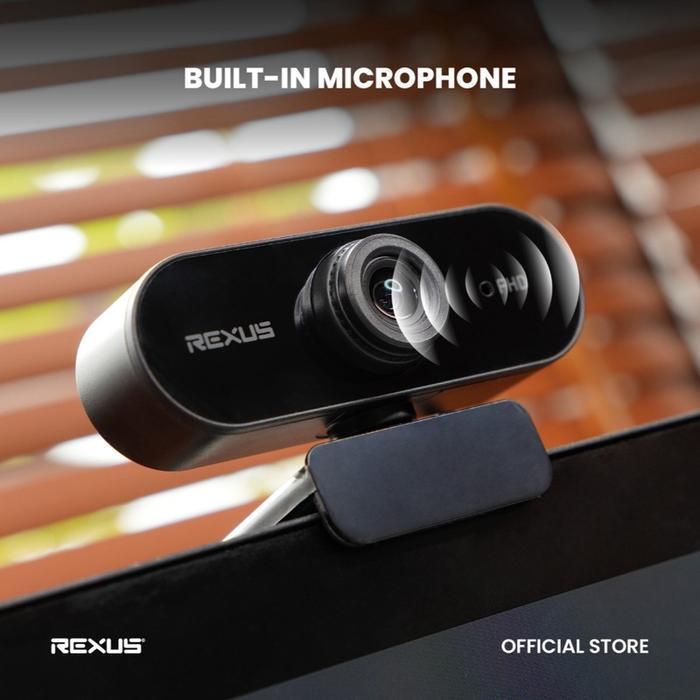 Webcam Rexus SW-10 FHD 1080P USB Camera Laptop PC - Image 4